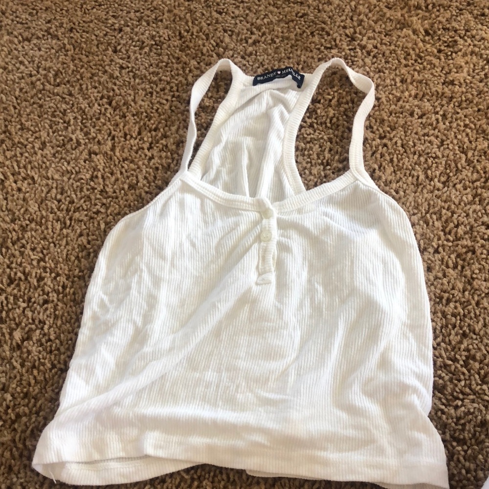 Brandy Melville white tank top